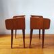 Pair of vintage Scandinavian bedside tables from the 1960s