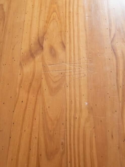 Large solid pine minister's desk with turned legs.