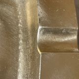 Cendrier carré en laiton vintage