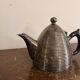 Vintage beehive shaped teapot silver-plated late art deco modernist