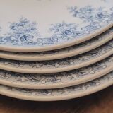 Rivanel 60's blue dessert plates