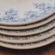 Rivanel 60's blue dessert plates