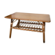 Rattan living room table with review door from the 70