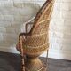 Vintage baby peacock armchair 1960