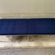 Florence Knoll bench for Knoll Studio blue fabric.