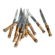 Set de 12 couteaux avec manche bambou