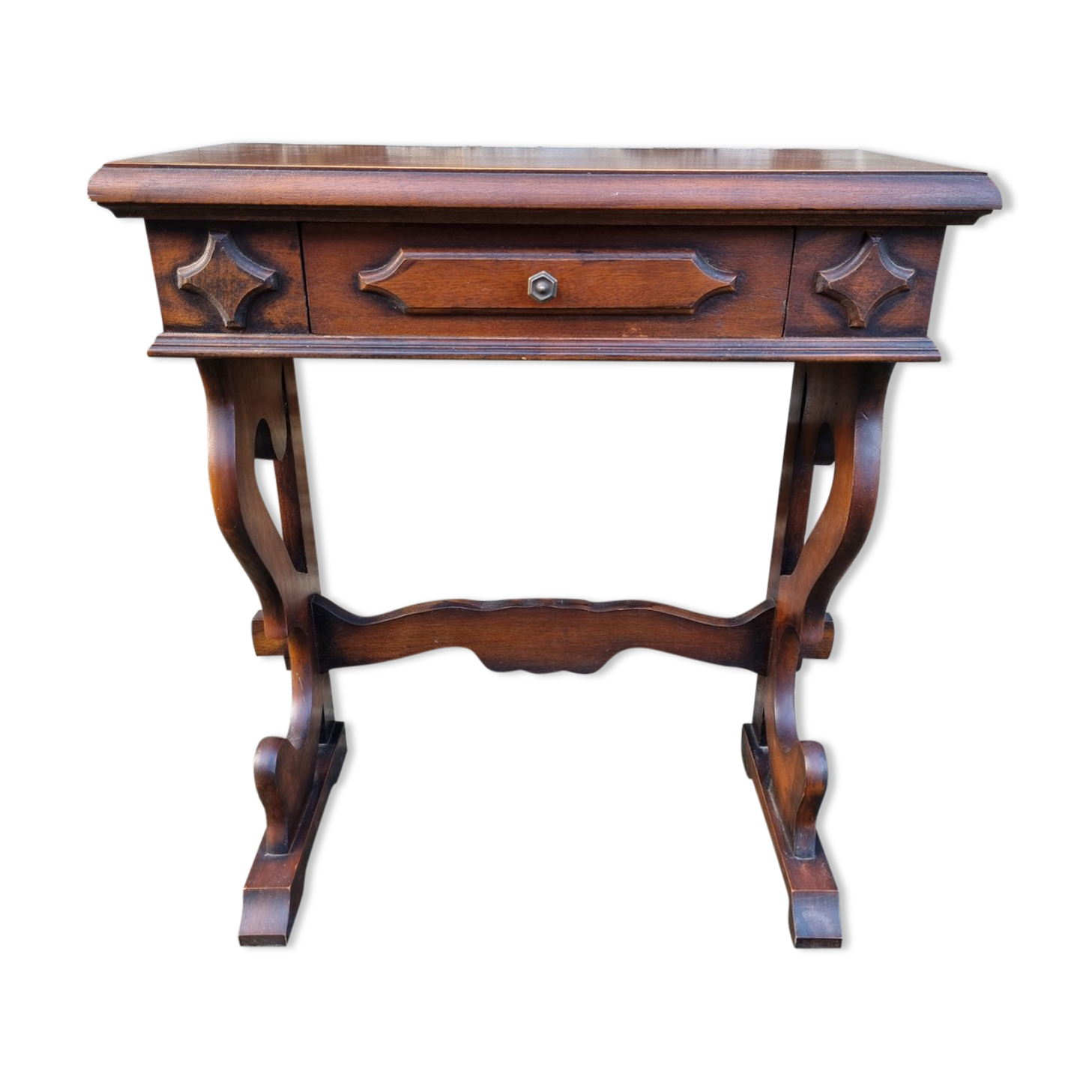 Console restoration, cherry tree, butt studs, Louis Philippe