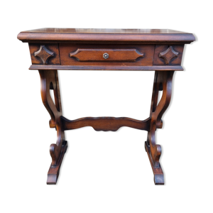 Console restauration merisier montants
