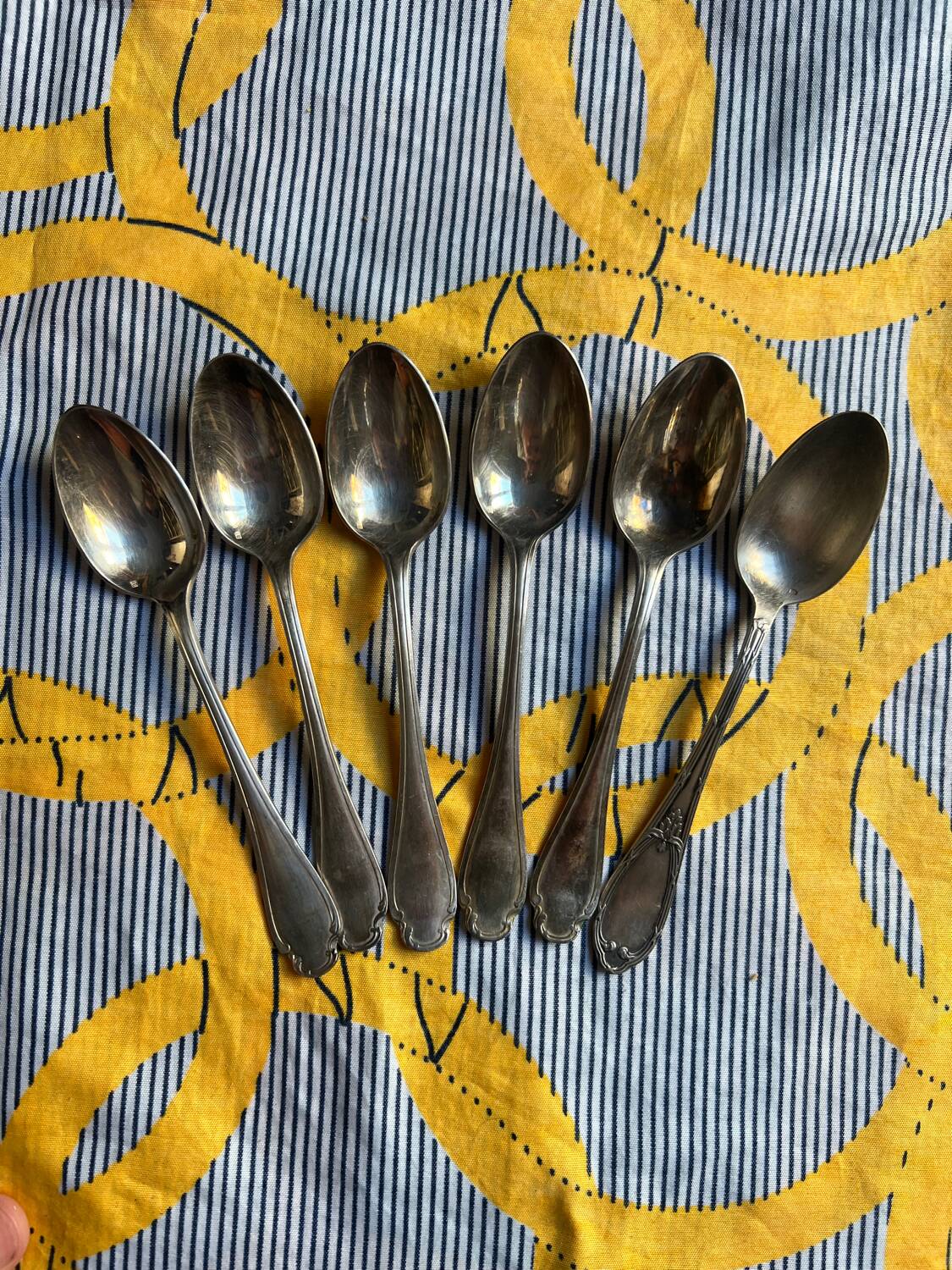 Série de 6 petites cuillères