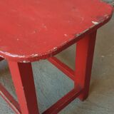 Red pine stool
