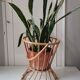 Rattan plant holder