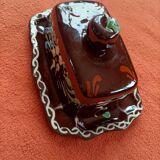 Vintage ceramic butter dish