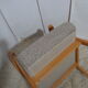 Pair of vintage Scandinavian armchairs from the 60s light wood