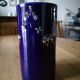 Night blue roller vase