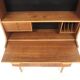 Secrétaire scandinave en teck, Hugo Troeds, Bjärnum, Suède, 1950