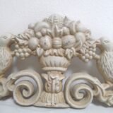 Fronton en fonte motifs oiseaux