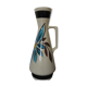 Vase West Germany à anse déco florale peinte à la main