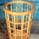 Umbrella door bamboo & rattan 1960s