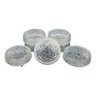 7 DESSERT BOWLS iittala ultima thule tapio wirkkala 1960s