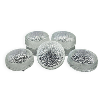 7 DESSERT BOWLS iittala ultima thule tapio wirkkala 1960s
