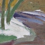 Hjalmar Lundström, Peinture à l’huile suédoise, années 1940, encadrée