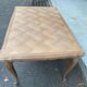 Louis XV extendable dining table, 20th century, renovated in solid oak, 245cm