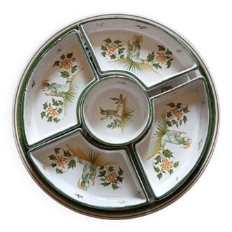 Display dish with bowls