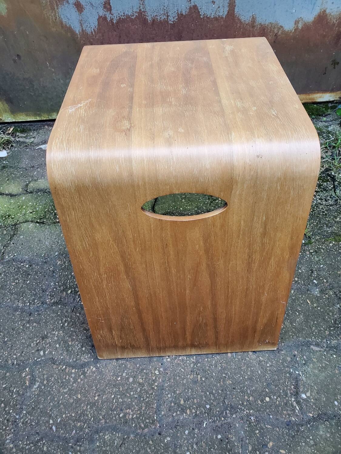 Vintage magazine rack coffee table 70/80