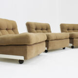 Vintage Amanta lounge chairs by Mario Bellini for C&B Italia, set of 4