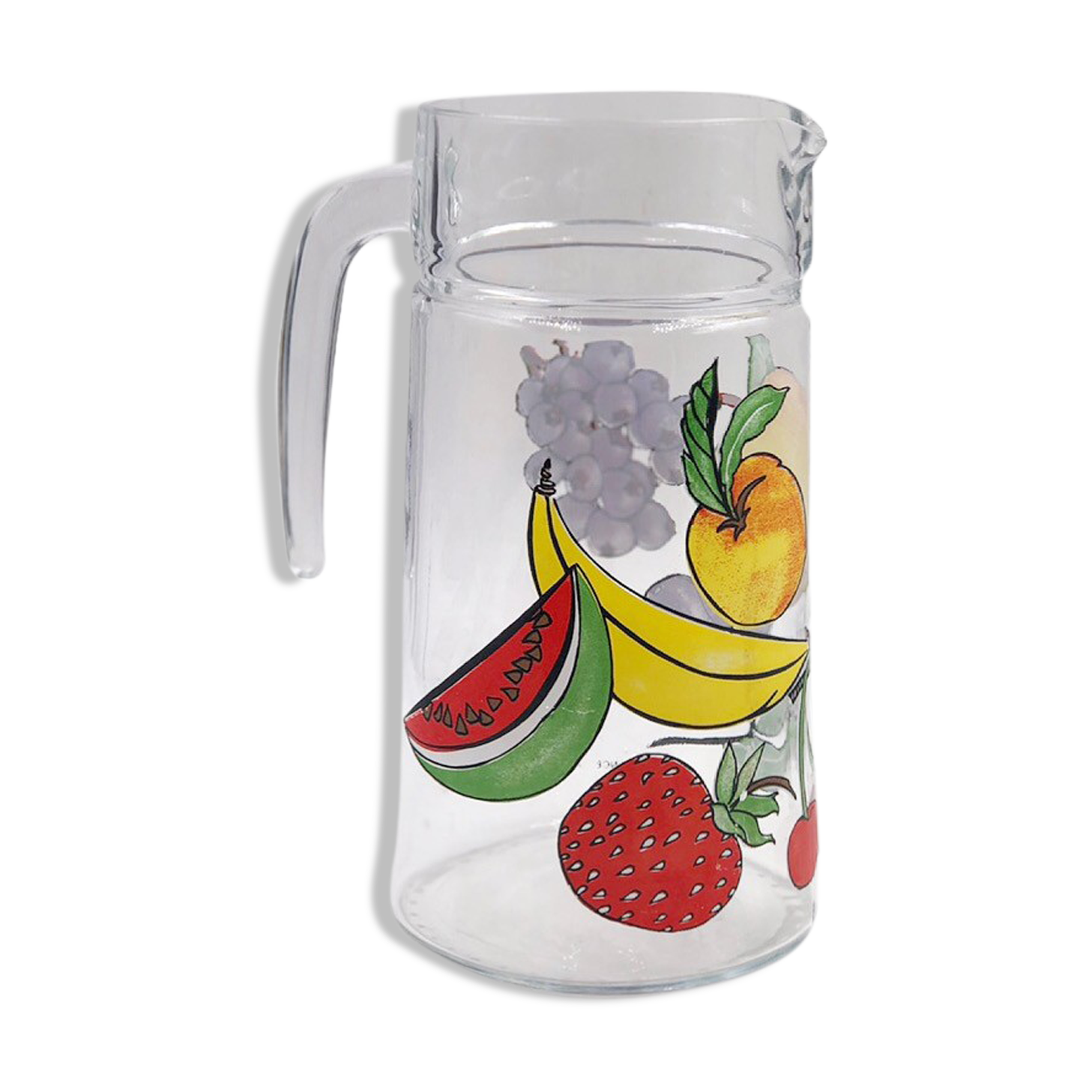 Vintage fruit juice pitcher