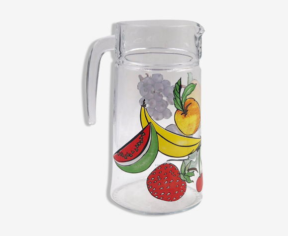Pichet à jus de fruits vintage