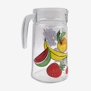 Vintage fruit juice pitcher