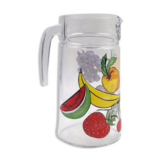 Pichet à jus de fruits vintage