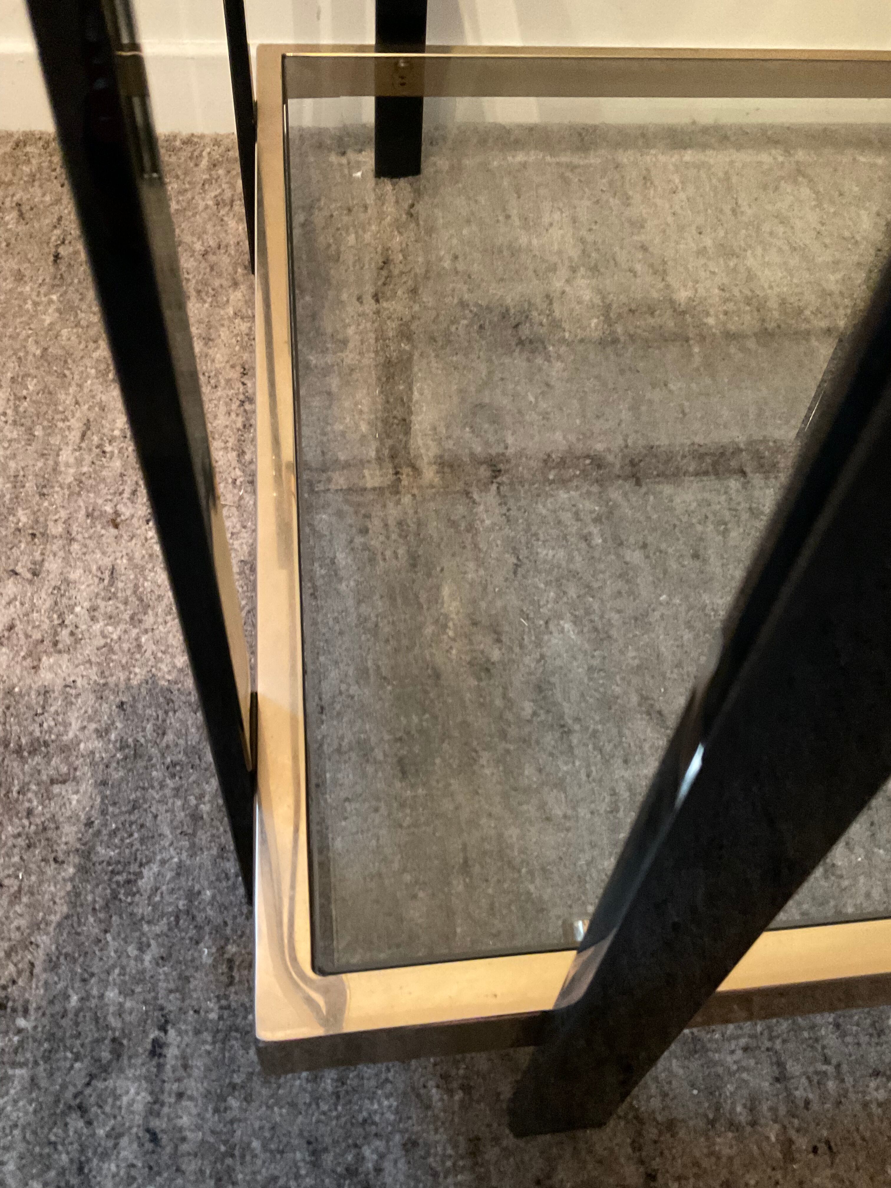 Belgo Chrom Hollywood Regency Coffee Table of the 70s