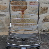 Chrome design swivel desk chair