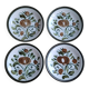 Set of 4 Argenteuil Boch plates 1966