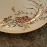 4 Dessert plates country décor birds and mosquitoes