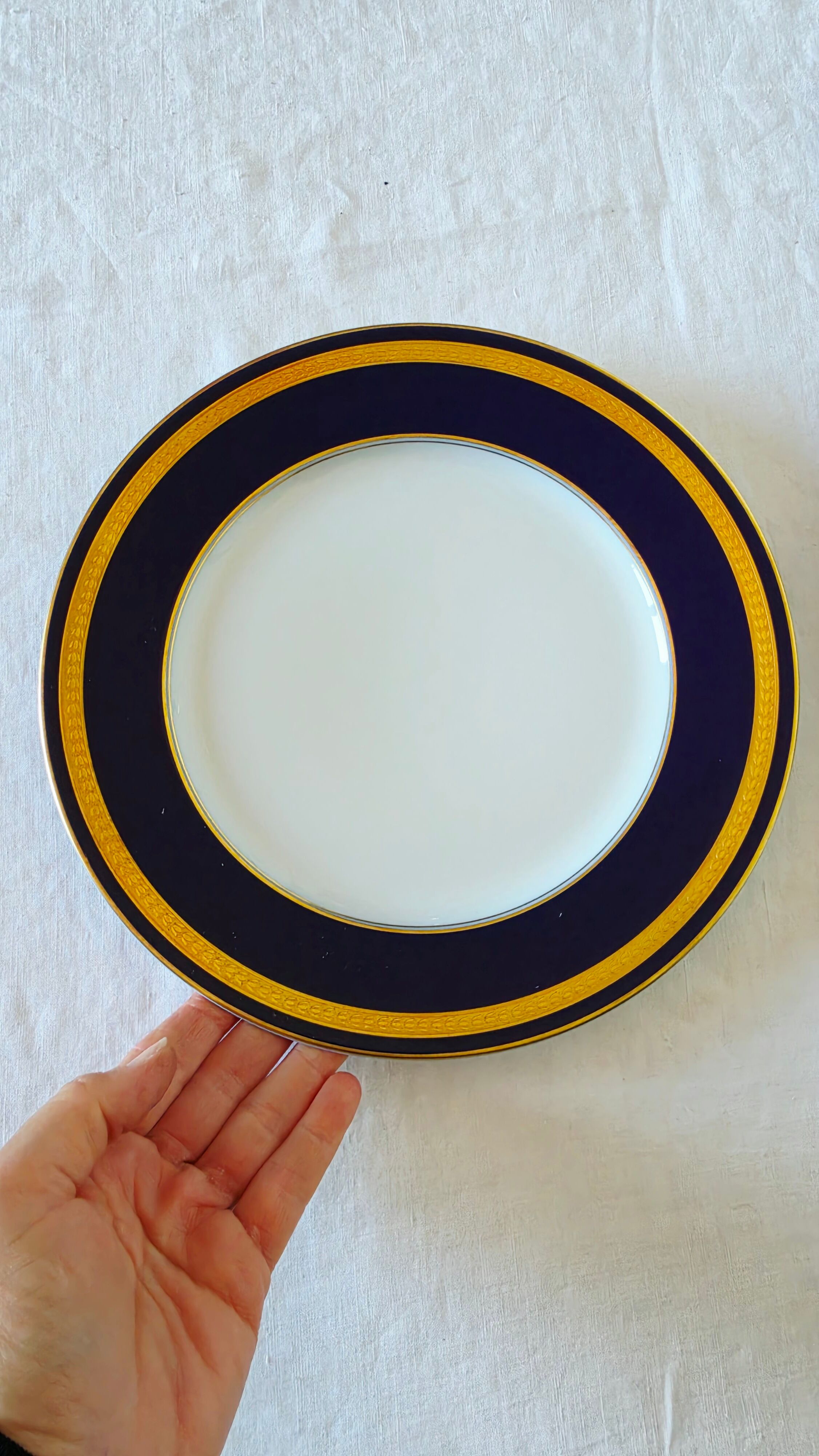 Service de 6 assiettes plates Rosenthal Classic Rose