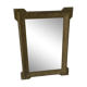 Large table mirror or trumeau gilded wood and stucco frame - late 19th or early 20th century