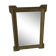 Large table mirror or trumeau gilded wood and stucco frame - late 19th or early 20th century