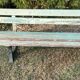 Antique garden bench