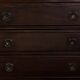 Petite commode ancienne en hêtre 3 tiroirs France Fin XIXe/début XXe