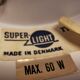 Small hanging lamp in a beautiful white color, produced by Super-Light Denmark.