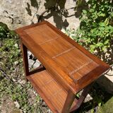 Table d’appoint / console en bois style indonésien
