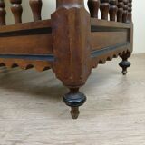 Provencal bread box in carved openwork walnut circa 1800