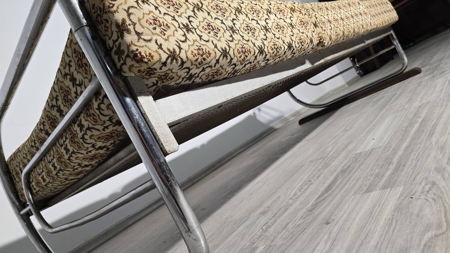 Bauhaus Chrome Sofa by Robert Slezak for Slezak Factories, 1930s