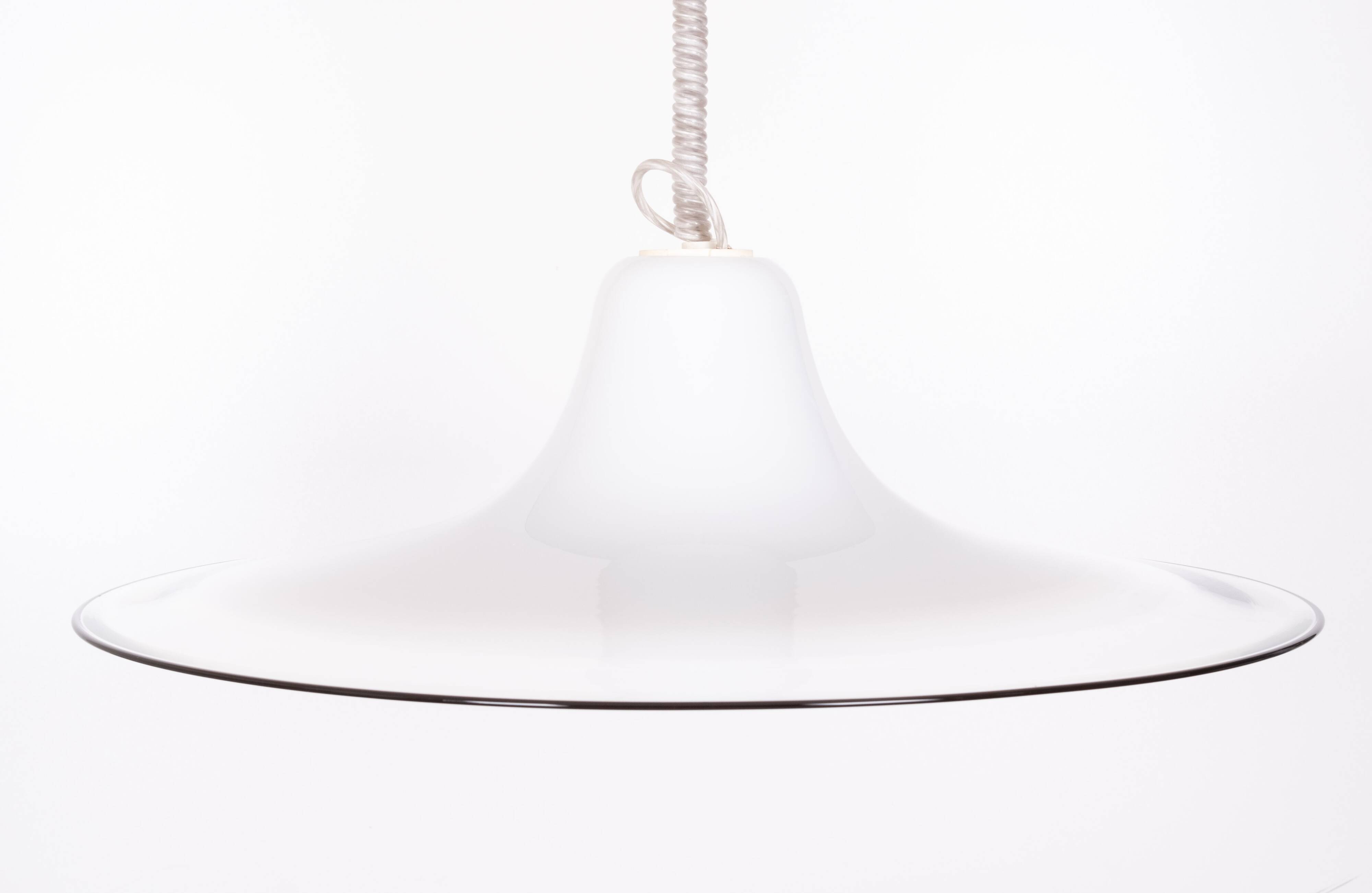 Leucos Murano Glass Pendant Lamp by Renato Toso, Italy, 1970s Leucos Murano