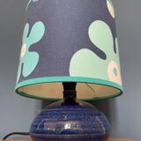 Vintage blue table lamp