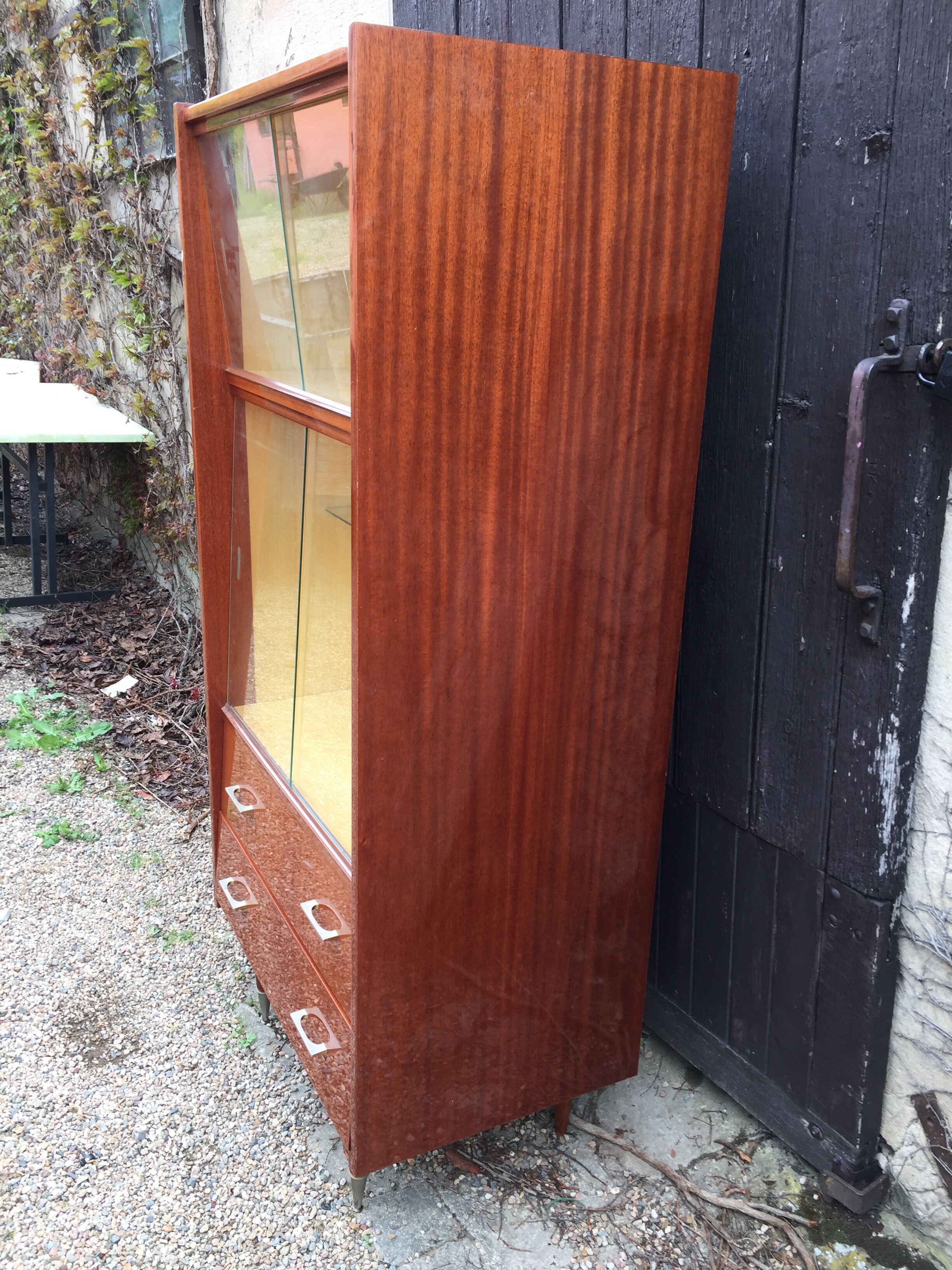 Library display case vintage