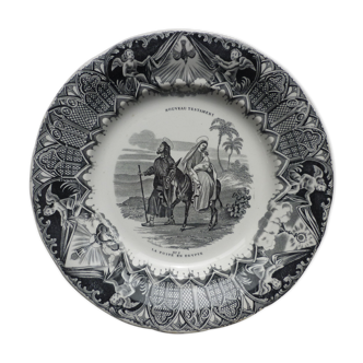 Talking plate faience "the new will"